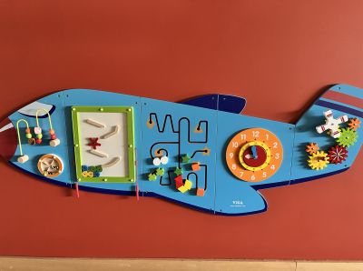 wall panel with 5 activities