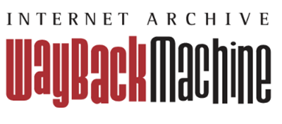 logo for Internet Archive's Wayback Machine