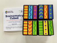 puzzle cubes with colors and patterns