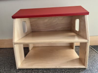 two level wooden barn