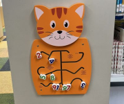 move the numbers to match the number of fish