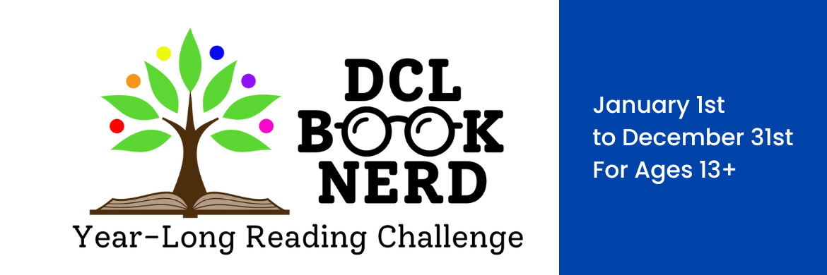 Book Nerd Logo with Glasses 